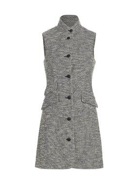 rag & bone Slade Tweed Sleeveless Minidress